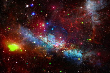 Amazing galaxy view and stars. The elements of this image furnished by NASA.