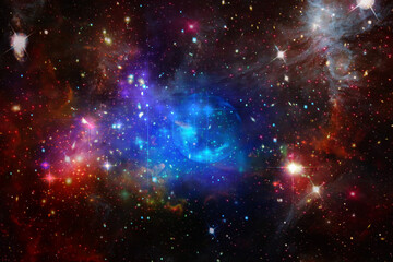 Amazing galaxy view and stars. The elements of this image furnished by NASA.