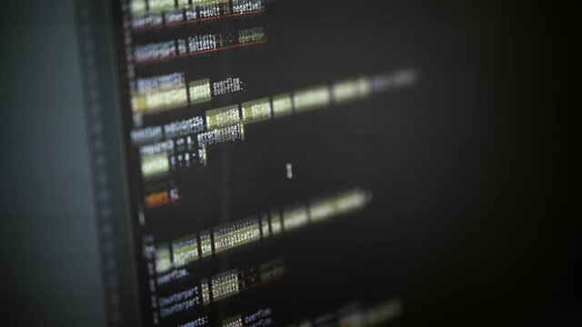 Scrolling the HTML Web page code. Programming