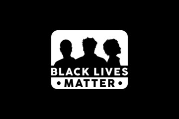 Black Lives Matters Symbol Logo Design Vector