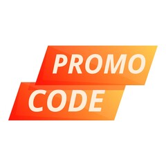 Ticket promo code icon cartoon vector. Discount promotion. Rule access