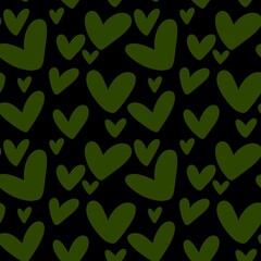 Seamless valentines pattern with hearts for postcard and gifts and cards 