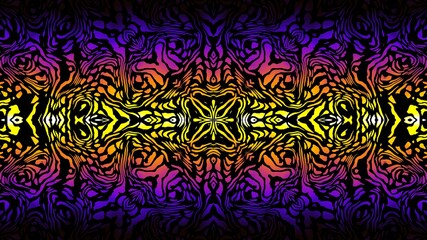 Fototapeta premium Digital fractal pattern. Abstract background.