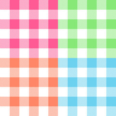 Classic seamless checkered pattern design for decorating, wrapping paper, wallpaper, fabric, backdrop and etc.