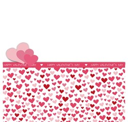 valentine background with pink hearts