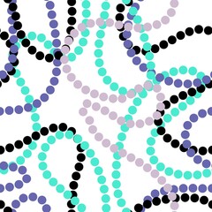 Seamless pattern with beads for fabrics and textiles and linens and gifts and cards and hobbies
