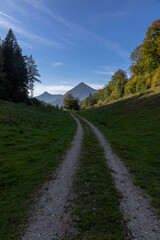 Alps mountains seen from Austria.