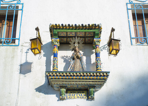 Botoa Hermitage at Badajoz north outskirts, Spain
