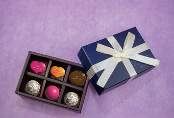 背景素材　バレンタインのメッセージカード