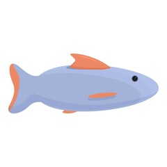 Ice fish icon cartoon vector. Winter fishing. Lake frozen