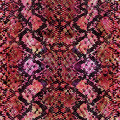 Abstract Detailed Snake Reptile Mix Pattern Stylish Trendy Colors Beautiful Texture Perfect for Allover Fabric Print Textile Concept Natural Exotic Animal Skin
