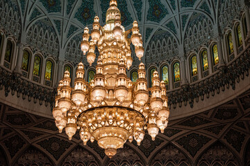 Sultan Qaboos Grand Mosque Inside