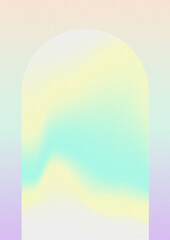 Iridescent gradient frame. Vivid rainbow colors. Digital noise, grain. Abstract lo-fi background. Vaporwave 80s, 90s style. Wall, wallpaper, print. Minimal, minimalist. Blue, turquoise, yellow, purple
