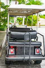 golf cart in the hotel