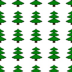 Seamless repeating image of a Christmas tree. Repeating patterns with Christmas trees. Background for postcards, banners, covers, albums, mobile screensavers, scrapbooking, advertising, blogs.