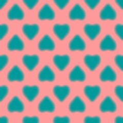 Hearts for Valentine's Day. A postcard with hearts for February 14. Seamless repeating pattern. Background for scrapbooking, albums, advertising, printing, websites, mobile screensavers, bloggers.