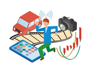 アンテナを張って好奇心旺盛な男性