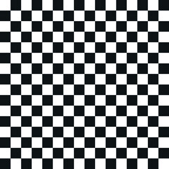 Fototapeta premium Abstract background black and white Chessboard seamless pattern Optical illusion Texture. ready for your design