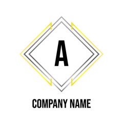Initial Letter Logo A Vector Design