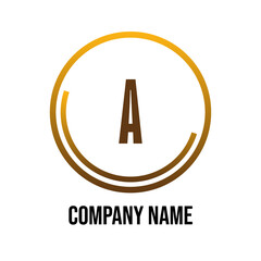 Initial Letter Logo A Vector Design