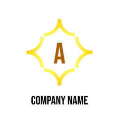 Initial Letter Logo A Vector Design