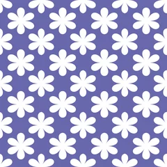 Stickers pour porte Very peri Motif sans couture dans la couleur violette tendance de l& 39 année 2022. Les carreaux peuvent être assemblés.