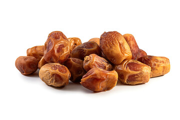 date fruit isolated. Group of date fruit cutout. pile of date fruits