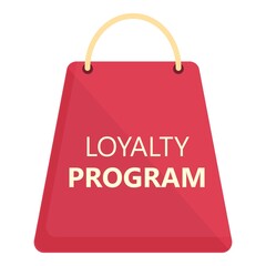 Loyalty program service icon cartoon vector. Customer card. Client gift