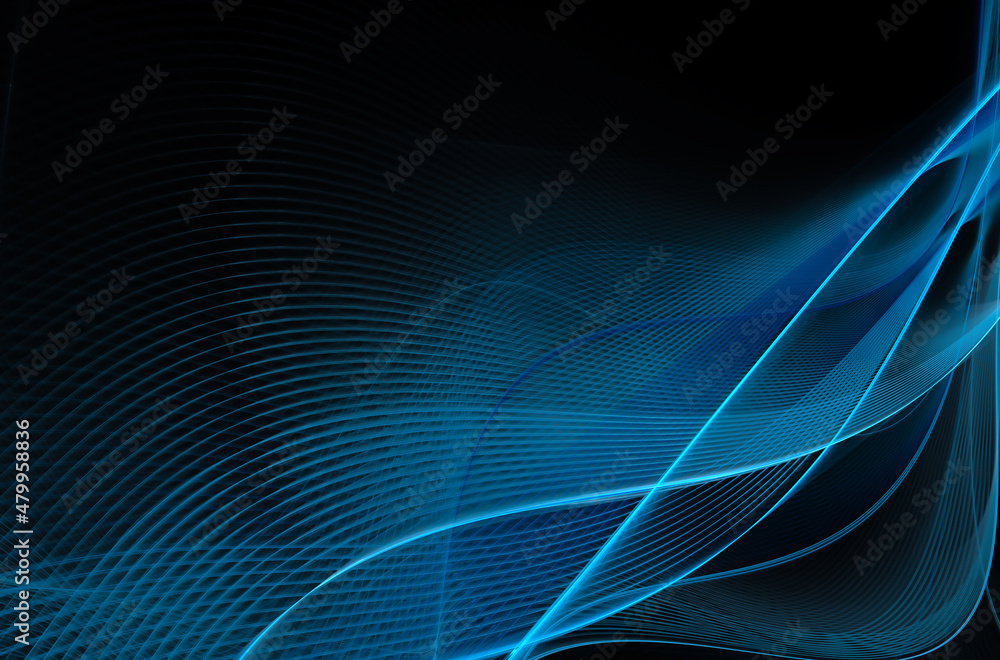 Poster abstract color dynamic background with lighting effect. fractal wavy. fractal art
