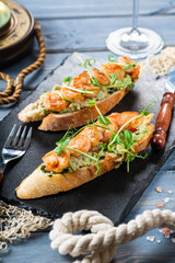 Bruschetta with shrimp-1