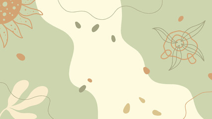 Simple hand drawn abstract background