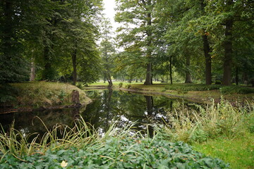 Schlossgarten vom Schloss Evenburg 
