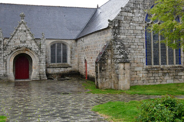 Plozevet; France - may 16 2021 : Saint Demet church