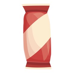 Fototapeta premium Food package icon cartoon vector. Lunch bag. Snack pack