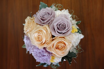 プリザーブドフラワーアレンジメント　贈答用薔薇バージョン