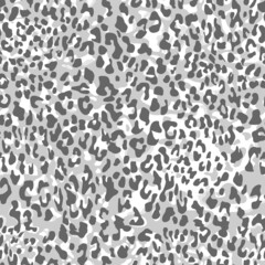 Leopard skin spots seamless pattern. Camo. Modern print for fabric and clothing. Vector