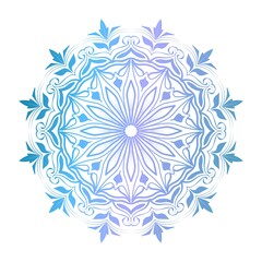 Floral mandalas of gently twisted creepers rounded circle ornamental background design