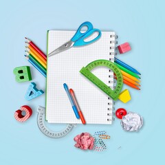 Step-by-step photo instruction on how to make a bookmark, colored paper