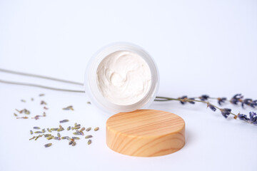 Lavendel Creme Kosmetik Pflegecreme