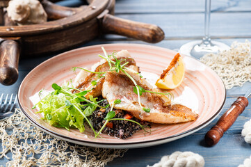 Fish with quinoa-1