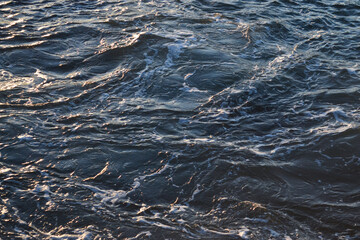 Ocean waves surface texture