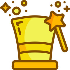 top hat Two Tone icon