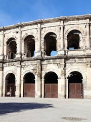 roman amphitheater in pula country