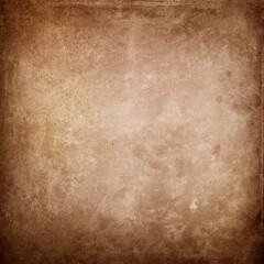 Empty old dirty paper orange background in spots