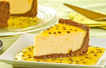 Torta doce de Maracujá fruta