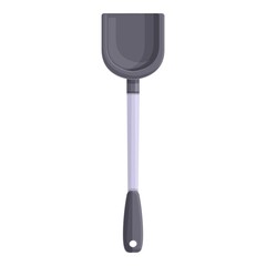 Spoon spatula icon cartoon vector. Grill bbq. Tool food