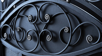 Modern forged elements of metal gates