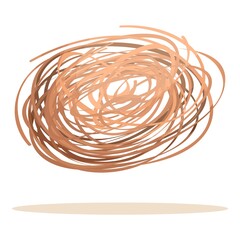Dry tumbleweed icon cartoon vector. Desert bush. Grass ball