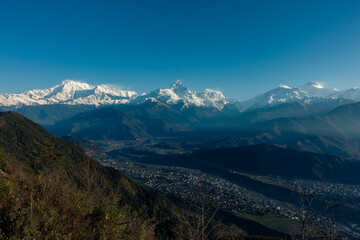 Fishtail machapuchare Annapurna Himalaya Mountain Sunrise