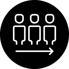 direction glyph icon